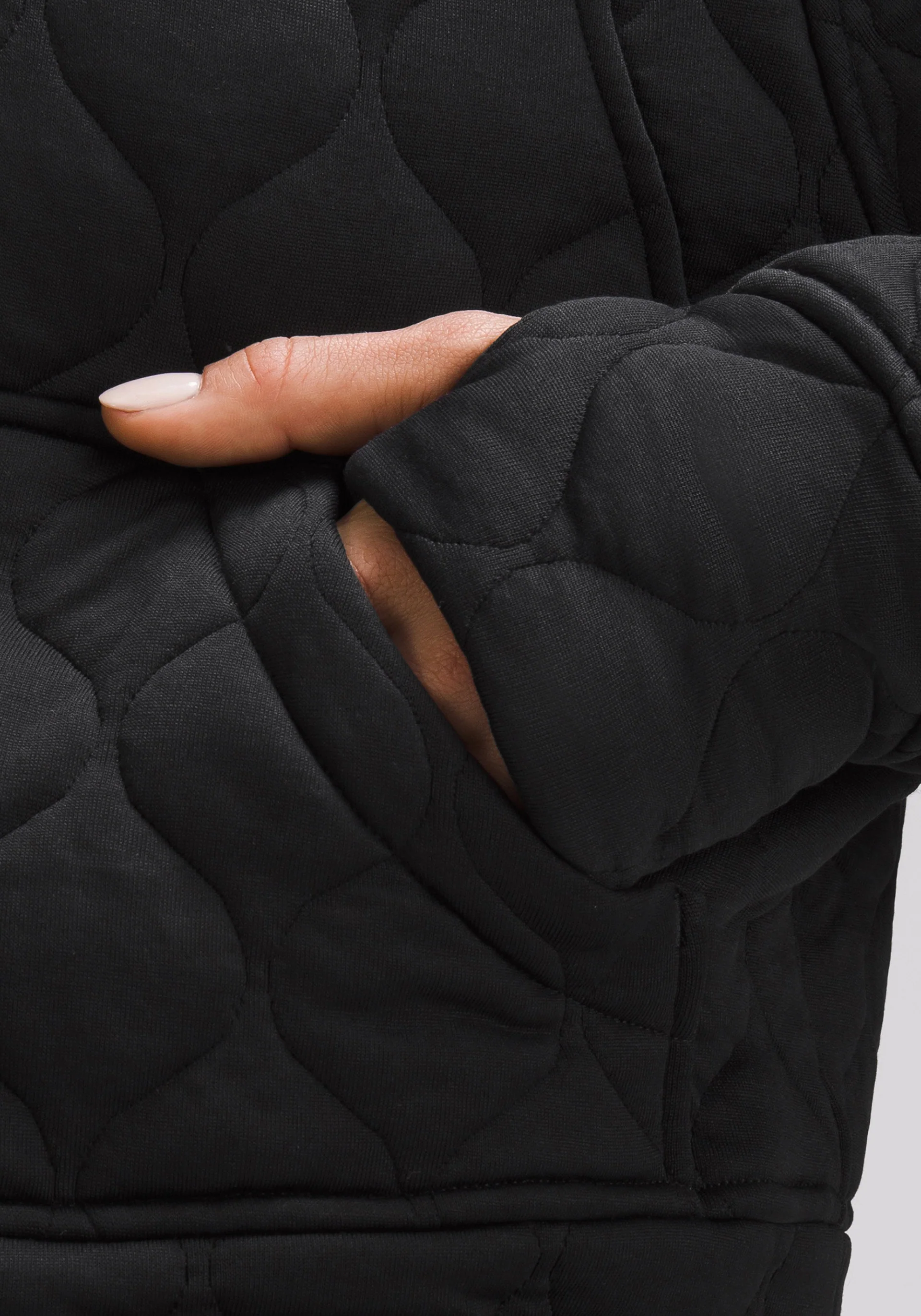 Scuba Oversized Quilted Half Zip - Image 4