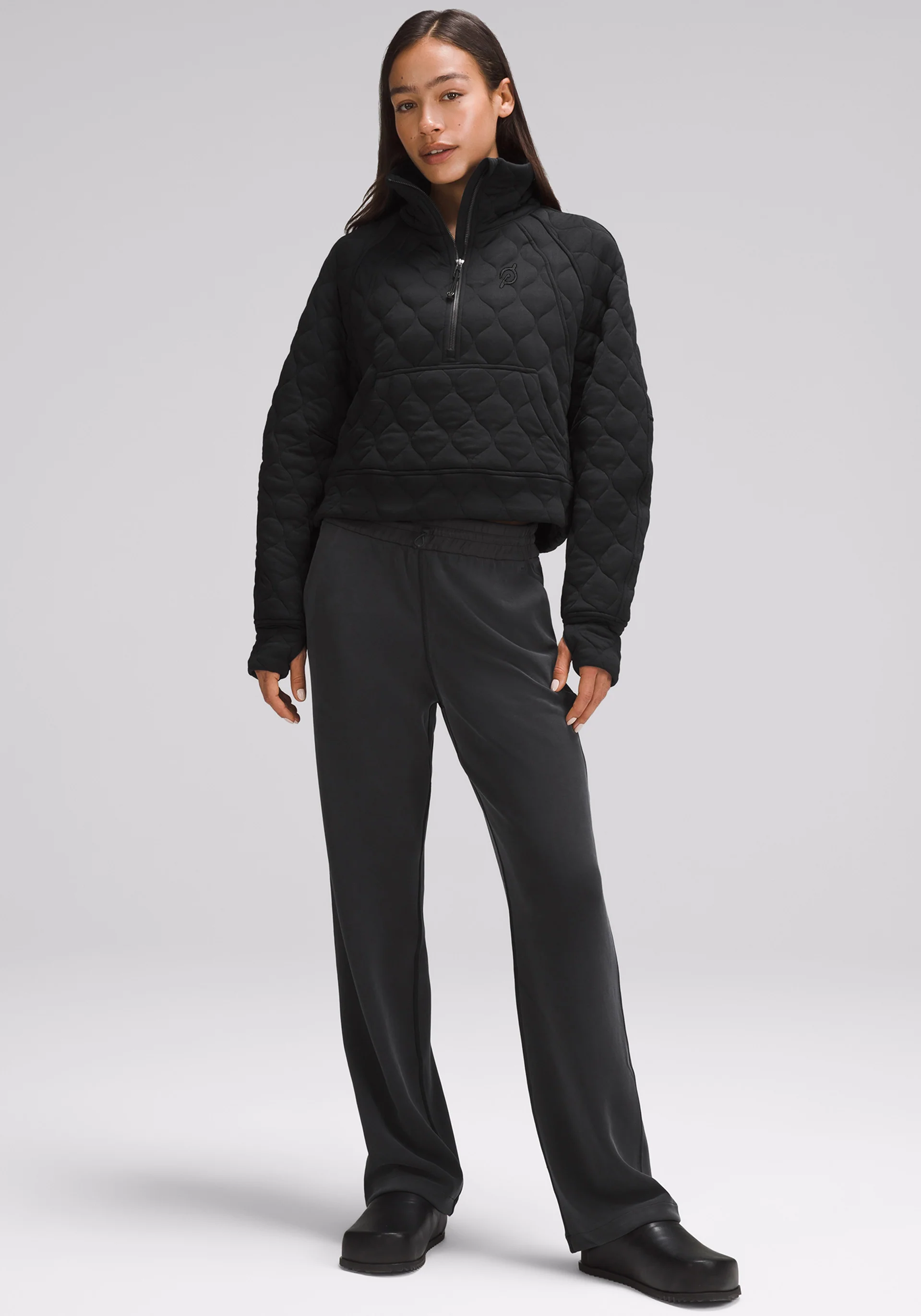Scuba Oversized Quilted Half Zip - Image 7