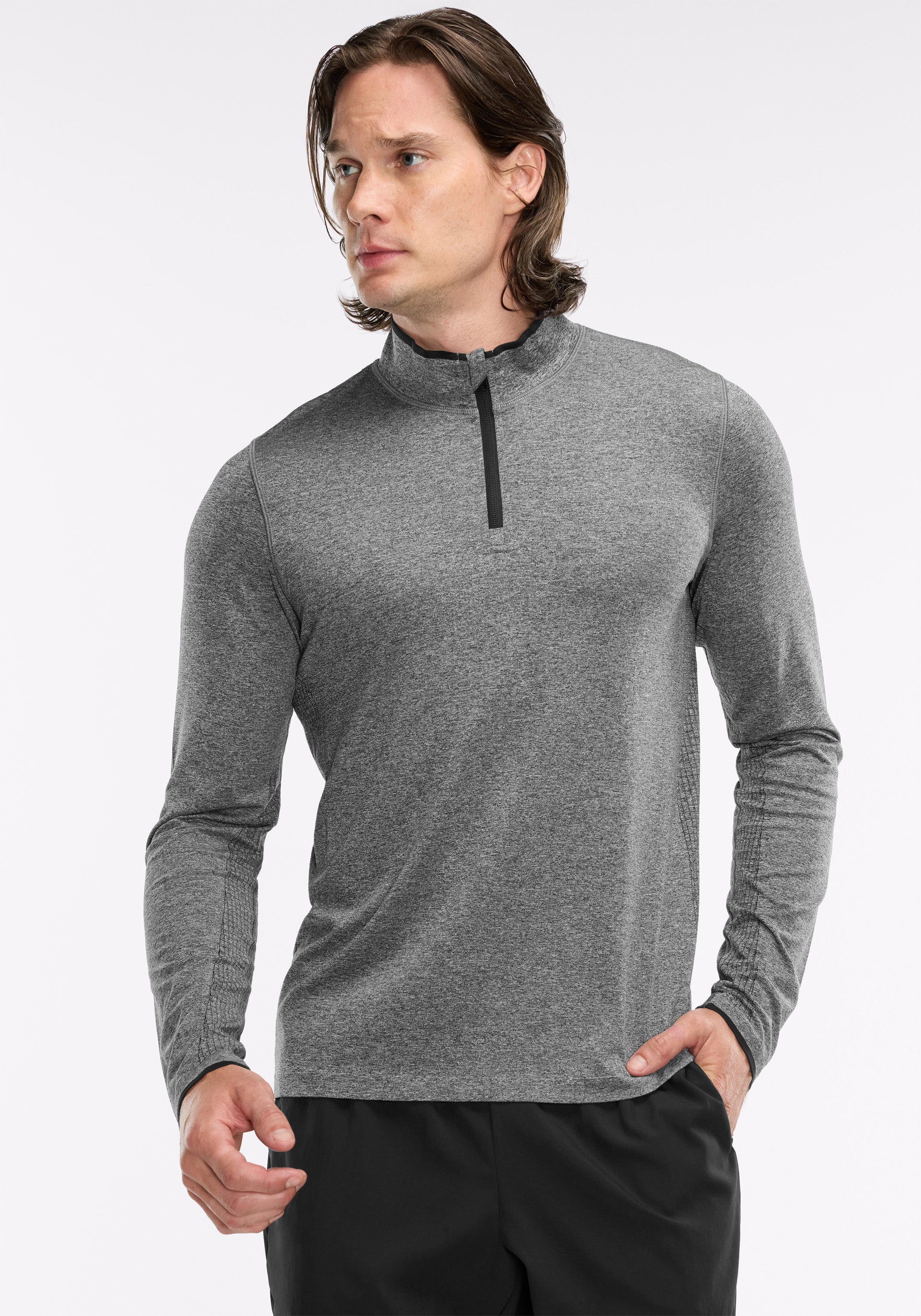 Seamless Melange ¼ Zip