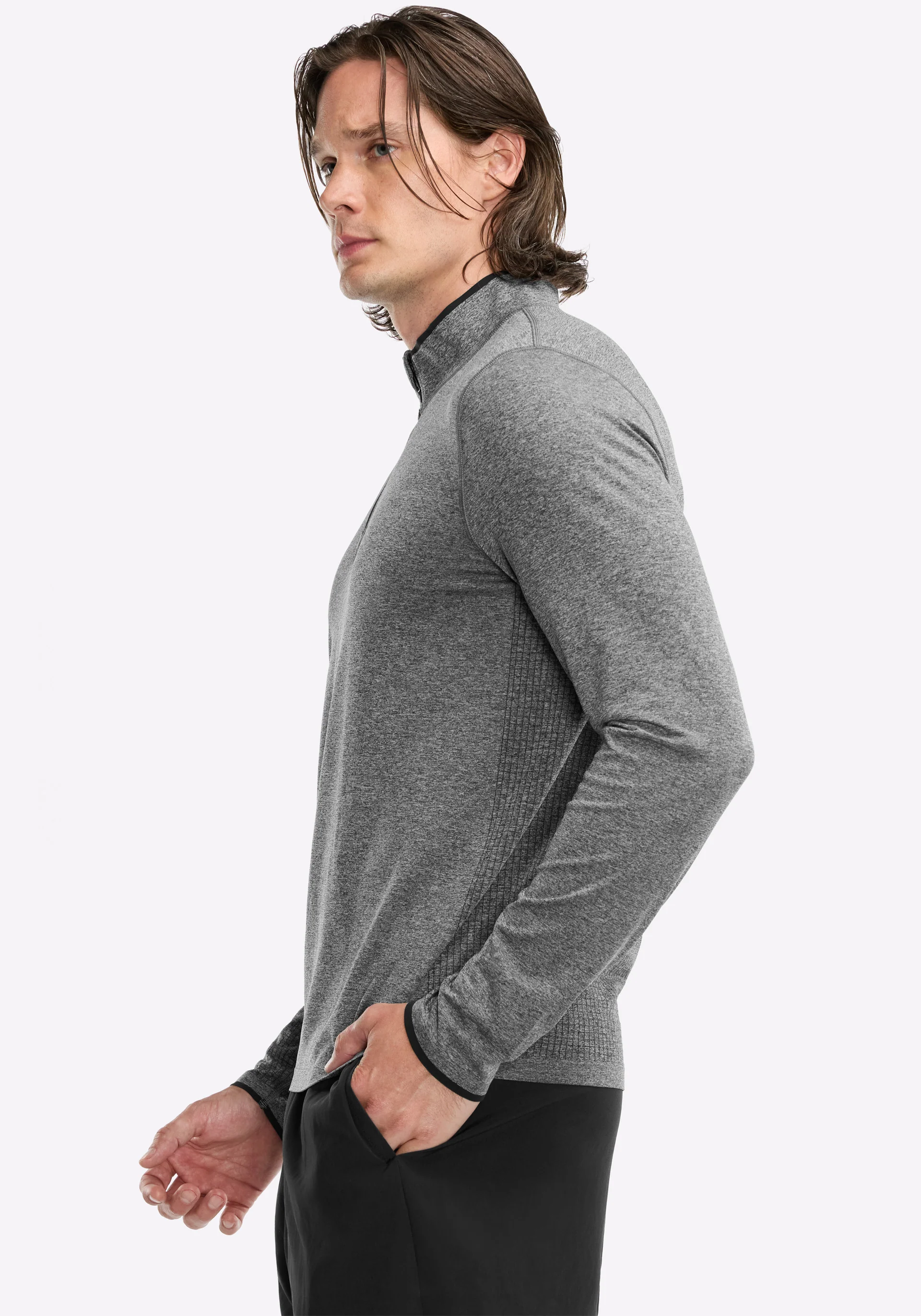 Seamless Melange ¼ Zip - Image 2