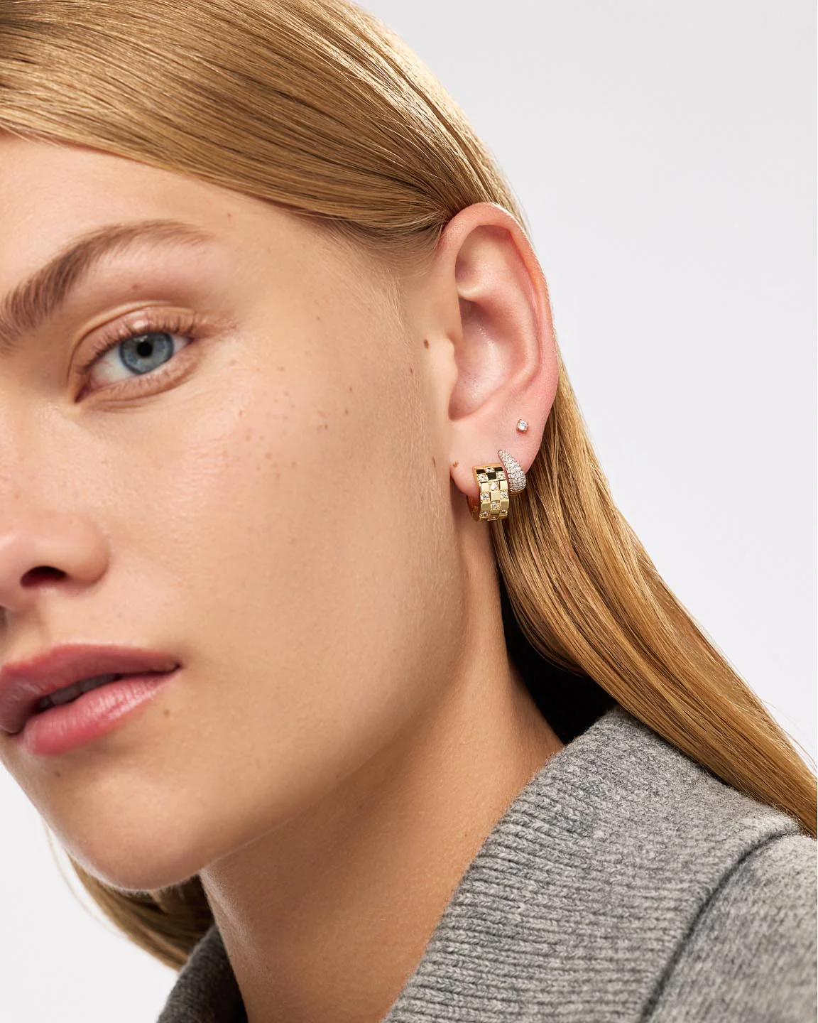 Small Hoop Earrings - Eden - Image 4