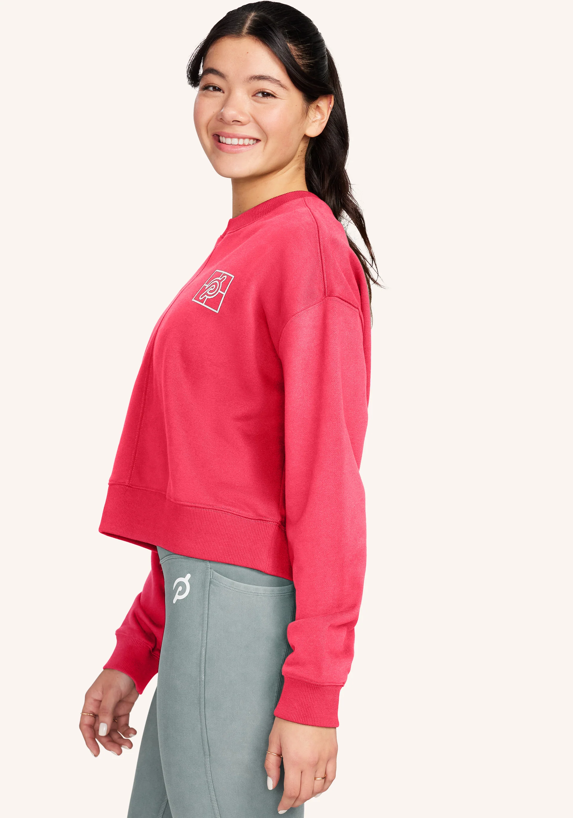 Soft French Terry Crop Pullover - Image 2