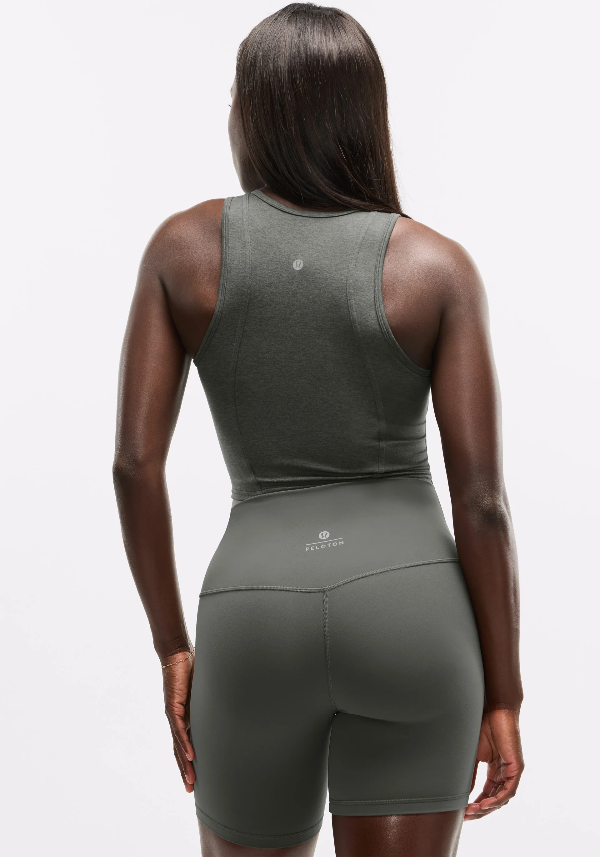 Softy Suedey Crewneck Cropped Tank Top - Image 2