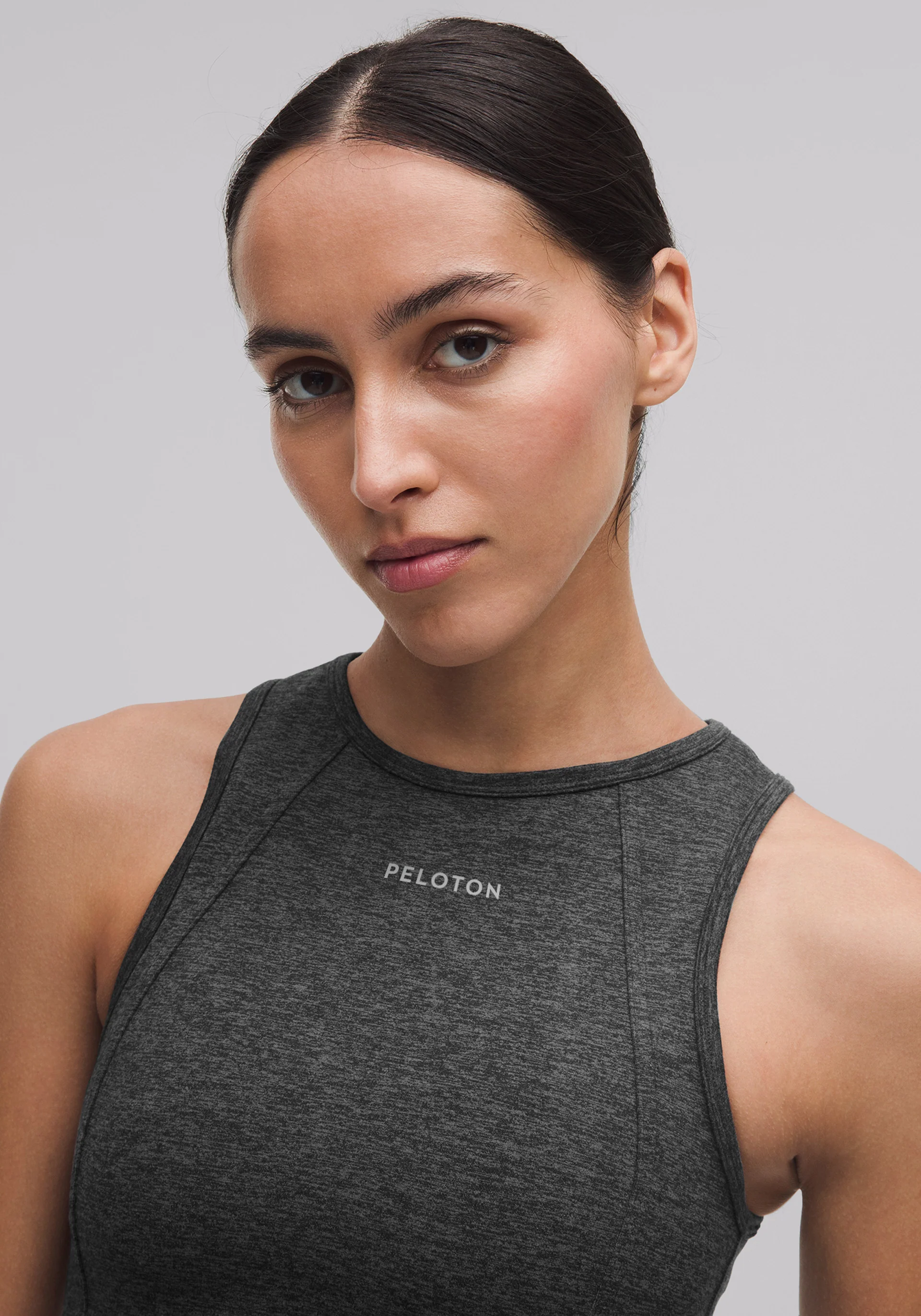 Softy Suedey Crewneck Cropped Tank Top - Image 3