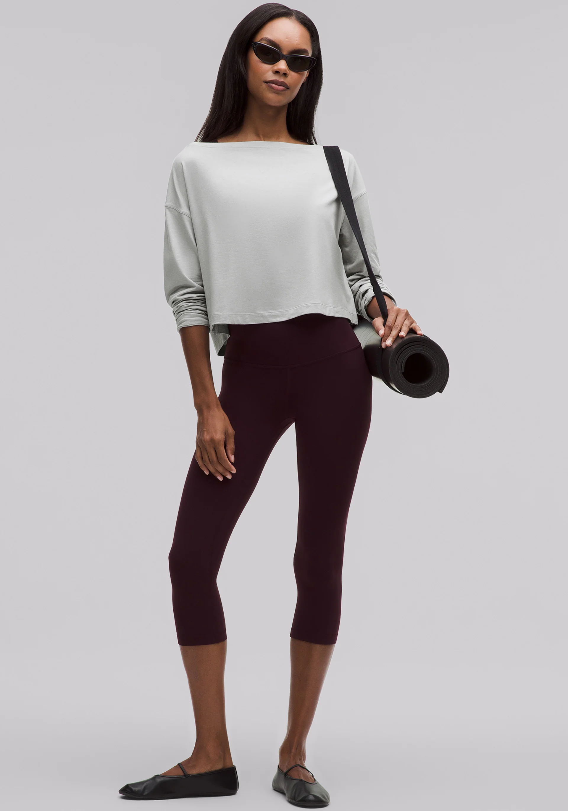 Softy Suedey Relaxed Boatneck Long-Sleeve Shirt - Image 6