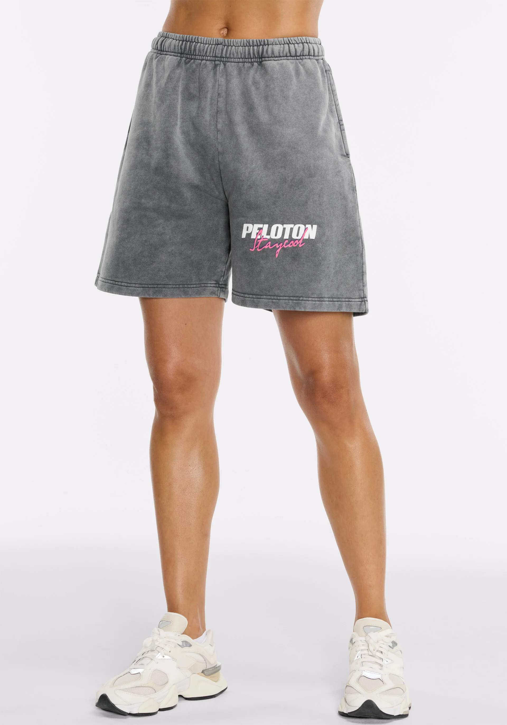 Peloton x STAYCOOL Acid Wash Logo Shorts - Image 6