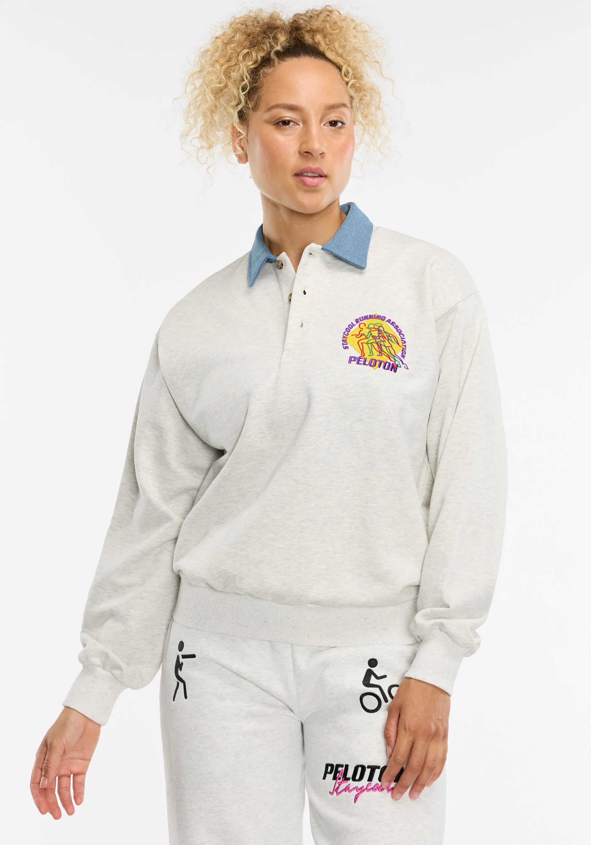 Peloton x STAYCOOL Association 3-Button Sweatshirt