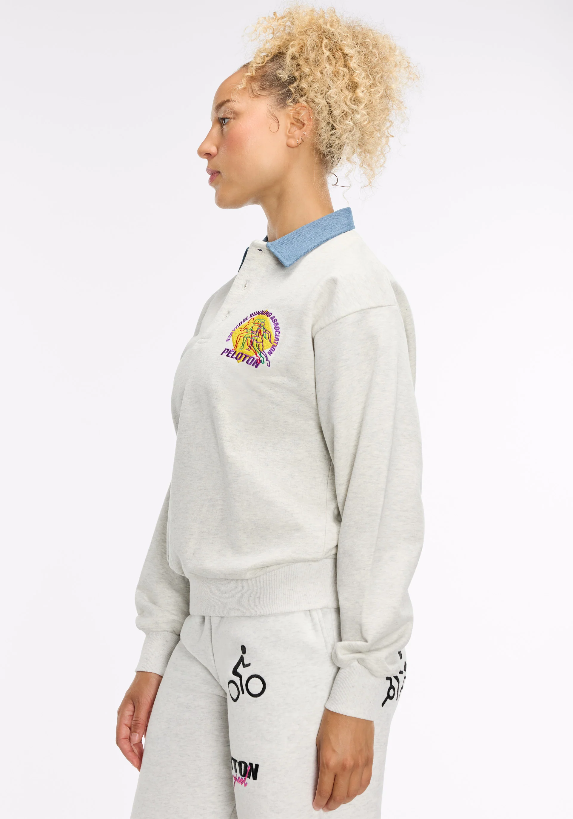 Peloton x STAYCOOL Association 3-Button Sweatshirt - Image 2