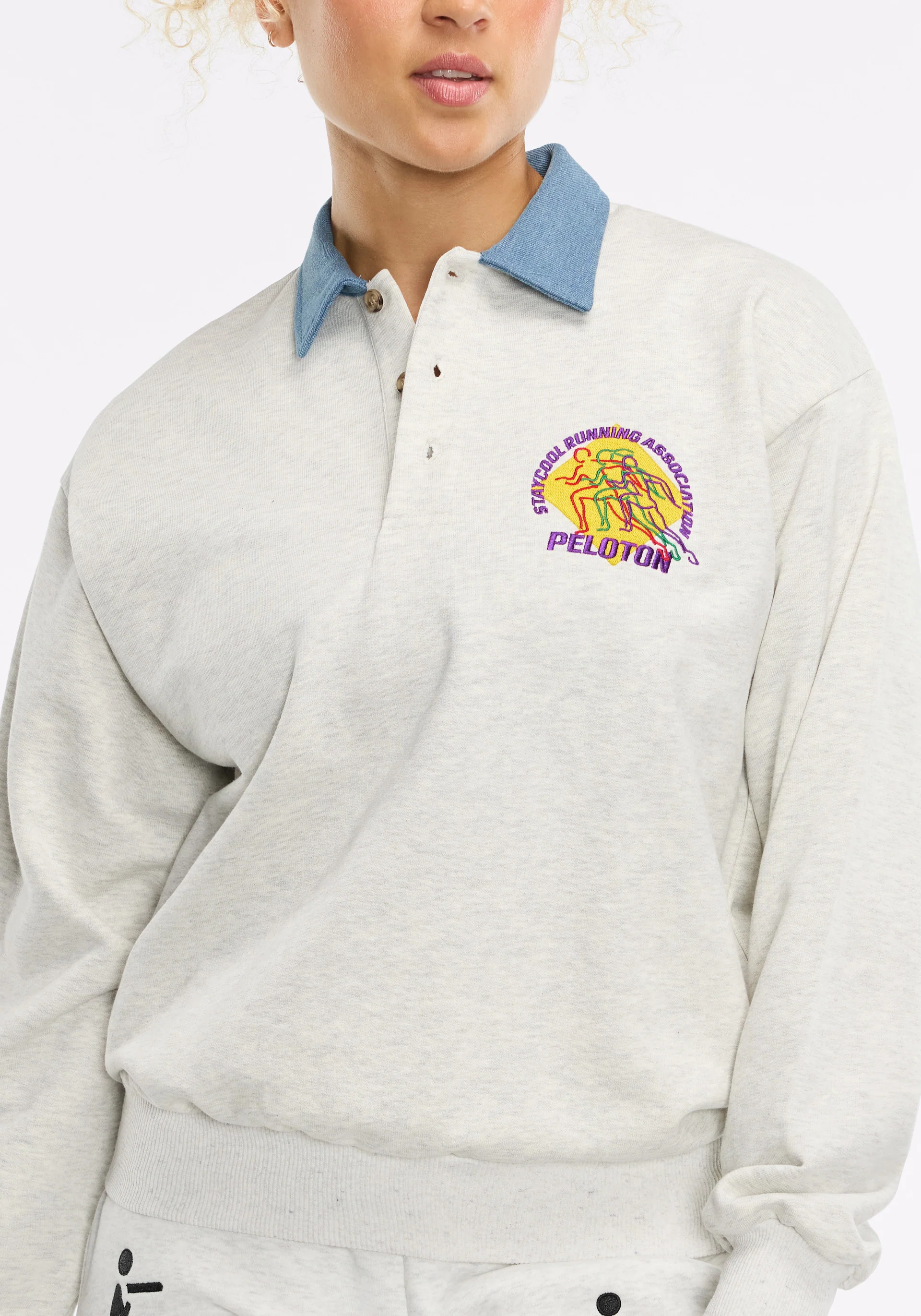 Peloton x STAYCOOL Association 3-Button Sweatshirt - Image 4