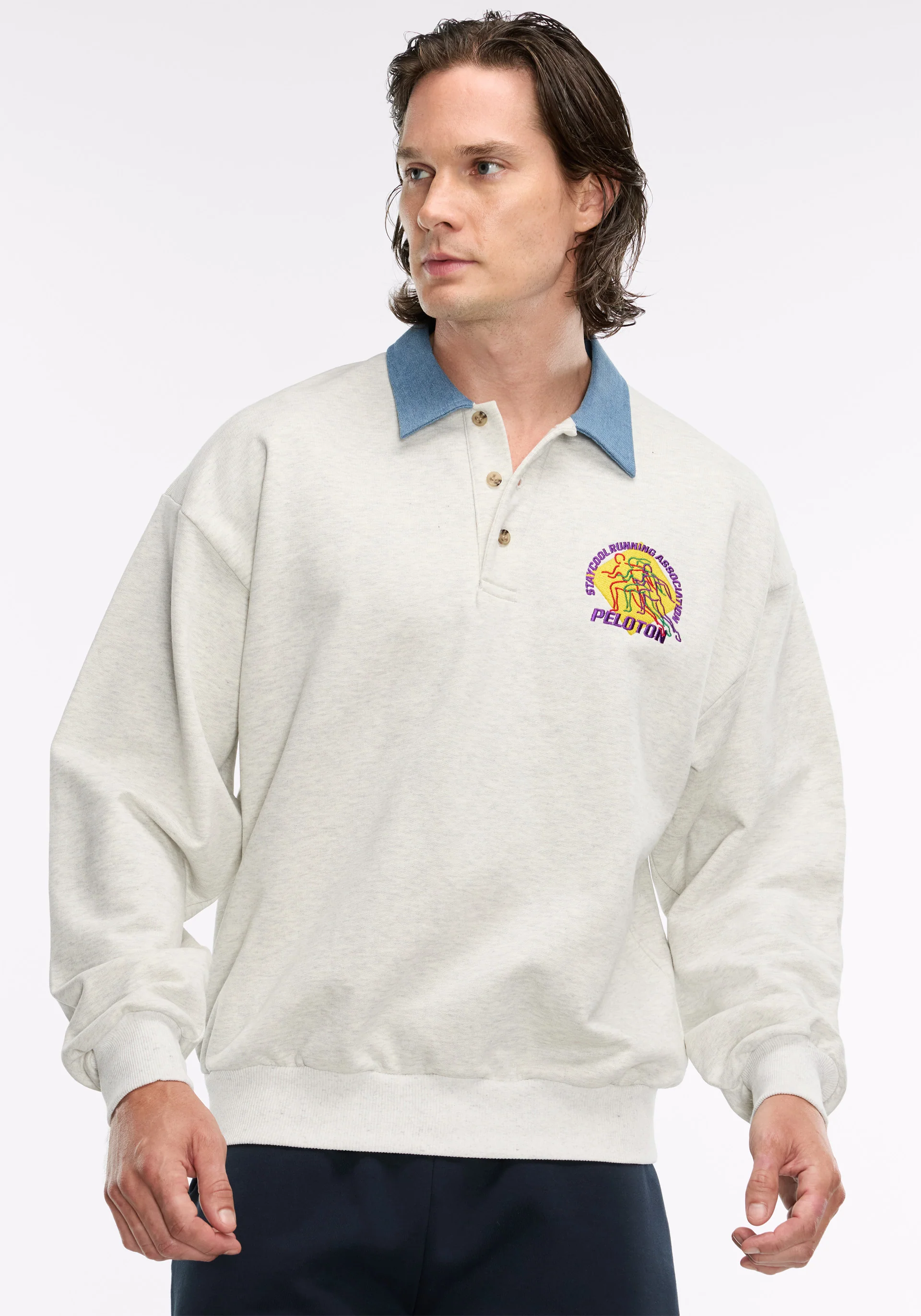 Peloton x STAYCOOL Association 3-Button Sweatshirt - Image 5