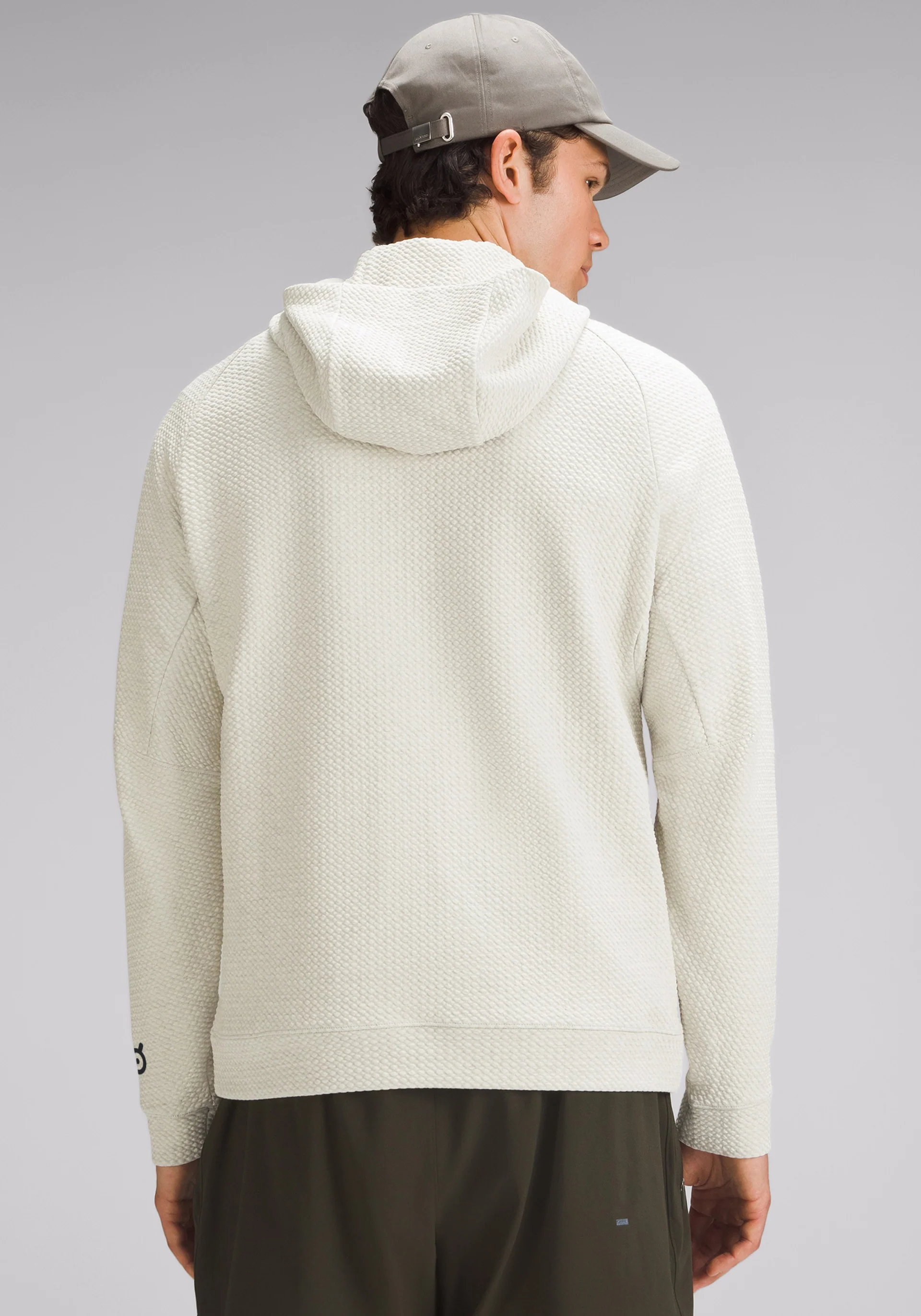 Textured Double-Knit Cotton Hoodie - Image 2