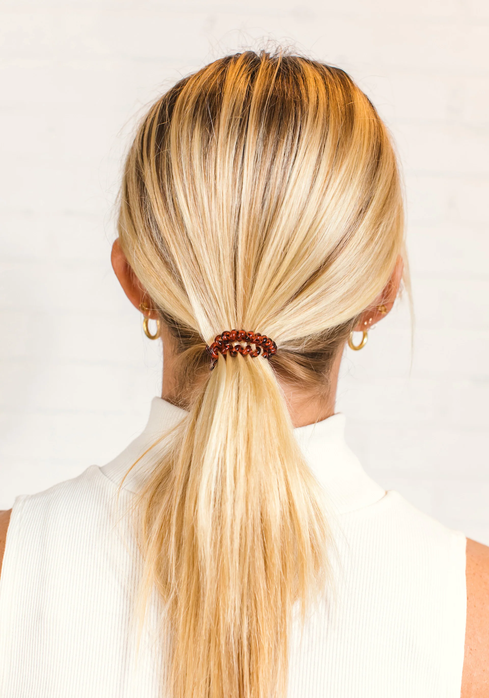 Tortoise Small Hair Ties - 3 Pack - Image 4