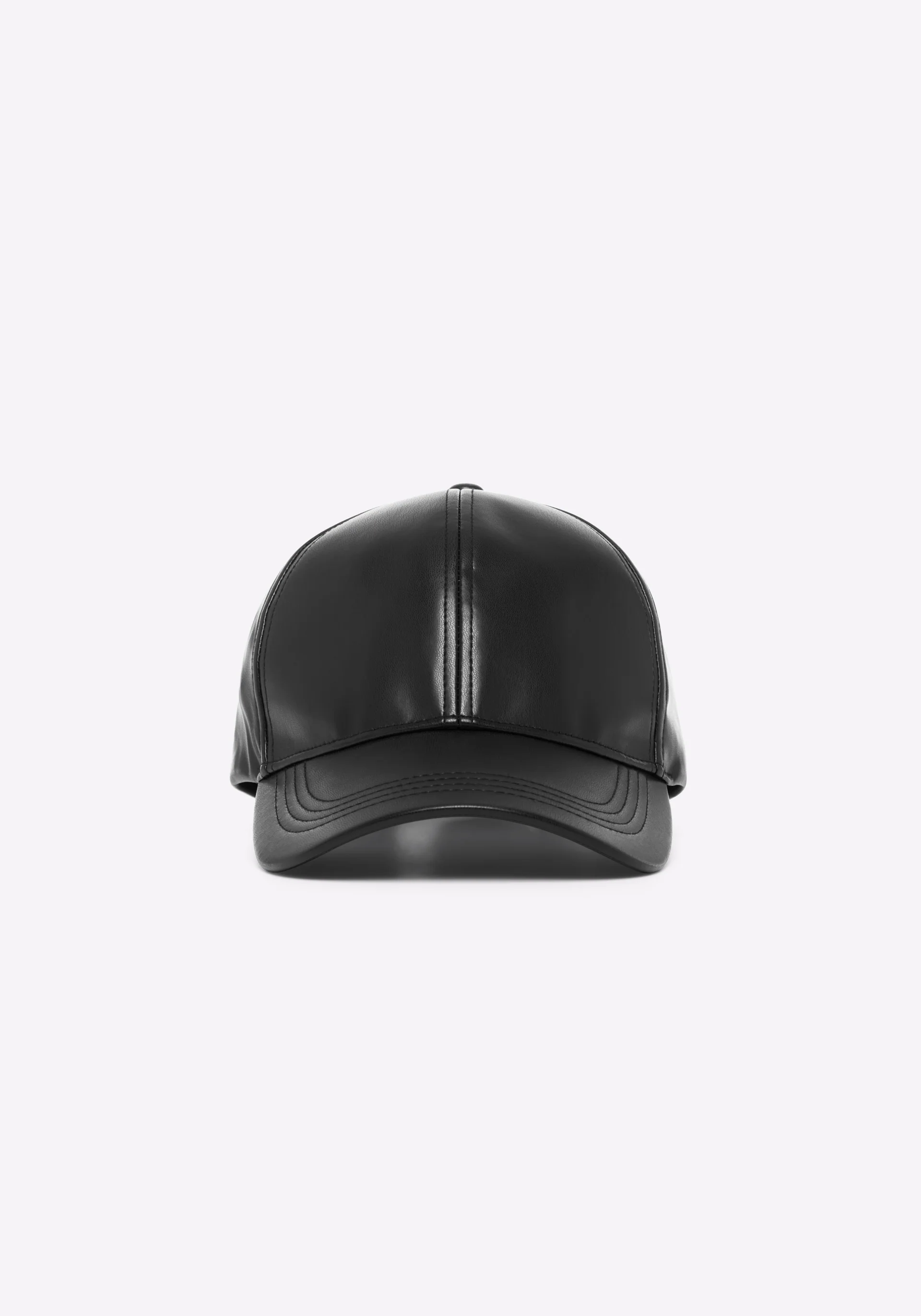 Vegan Leather Baseball Cap - Image 3