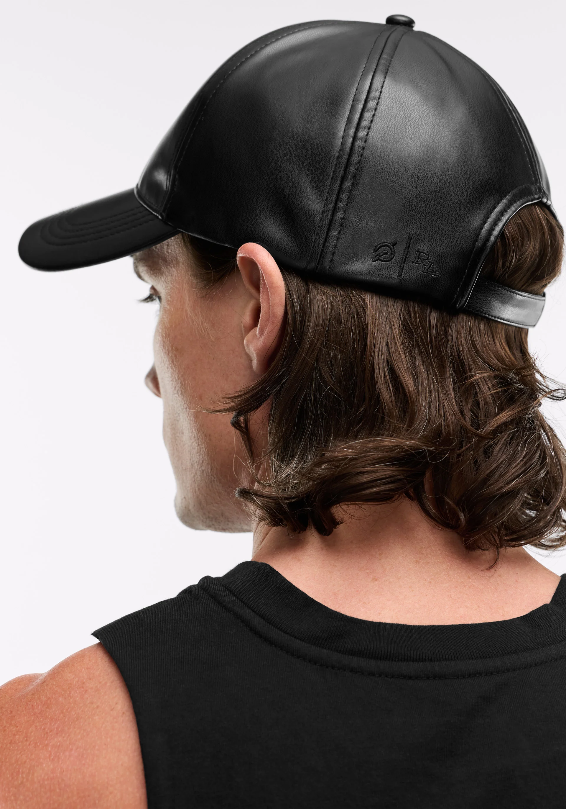 Vegan Leather Baseball Cap - Image 6