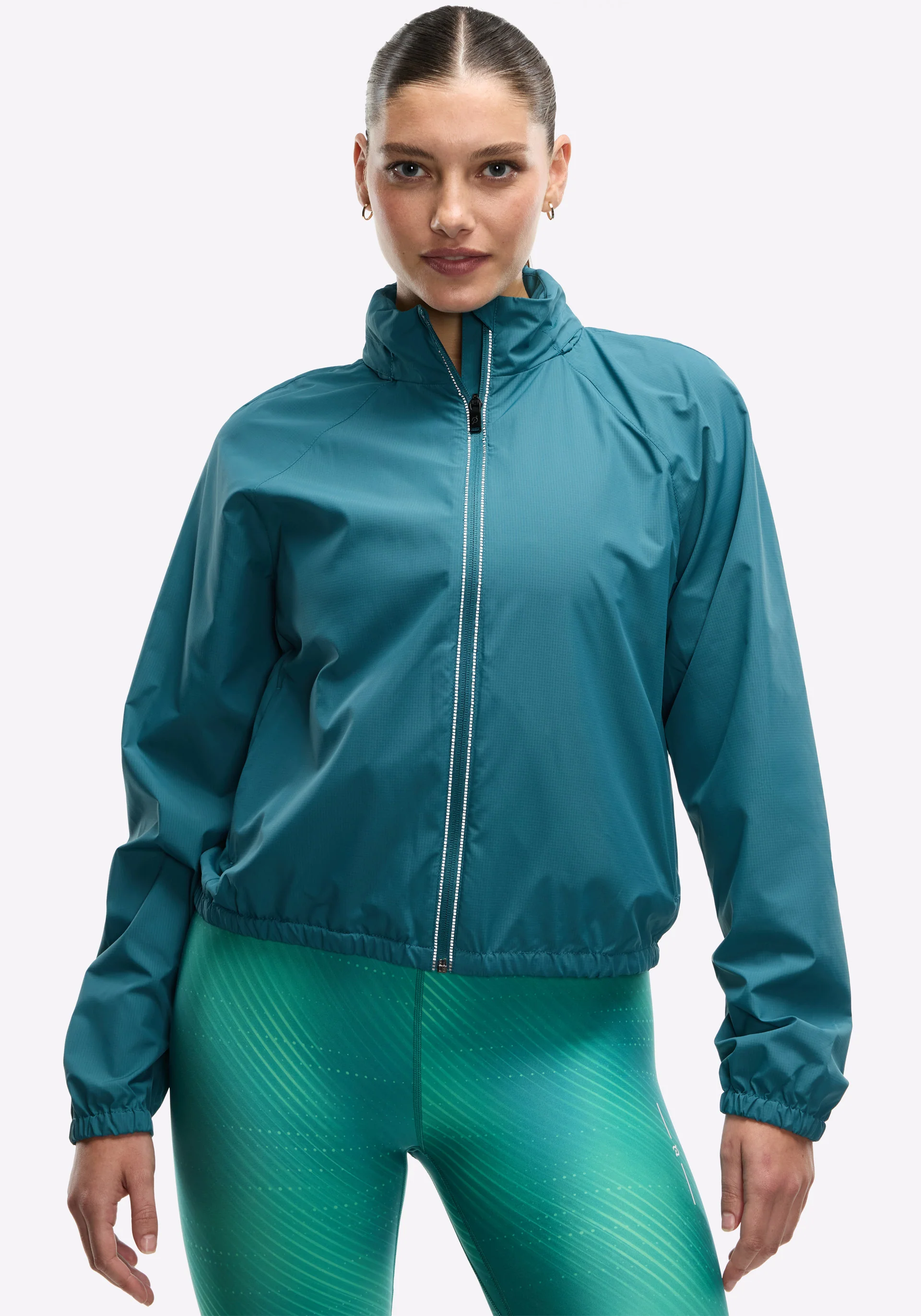 Woven Seamed Run Shell